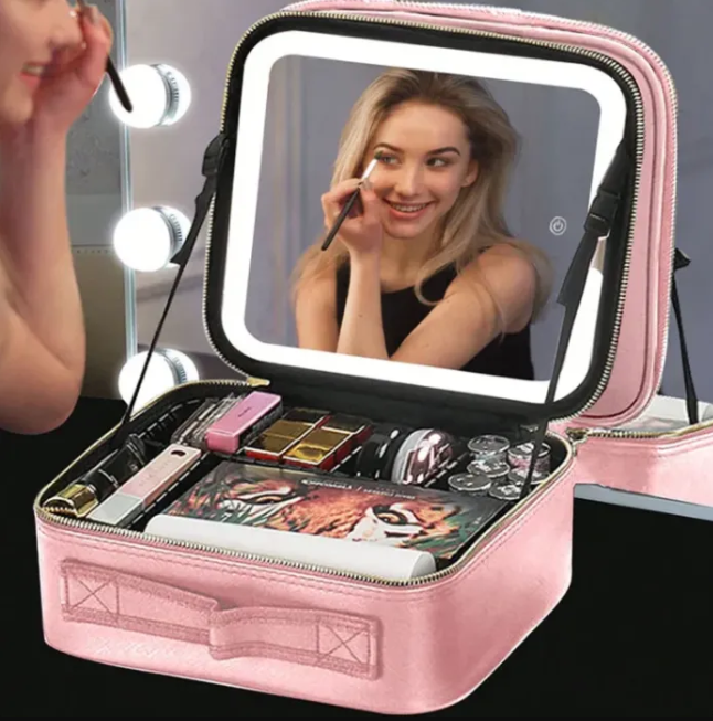 Makeup Bag with LED Light