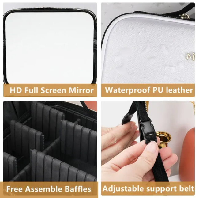 Makeup Bag with LED Light